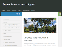 Tablet Screenshot of istrana1agesci.it